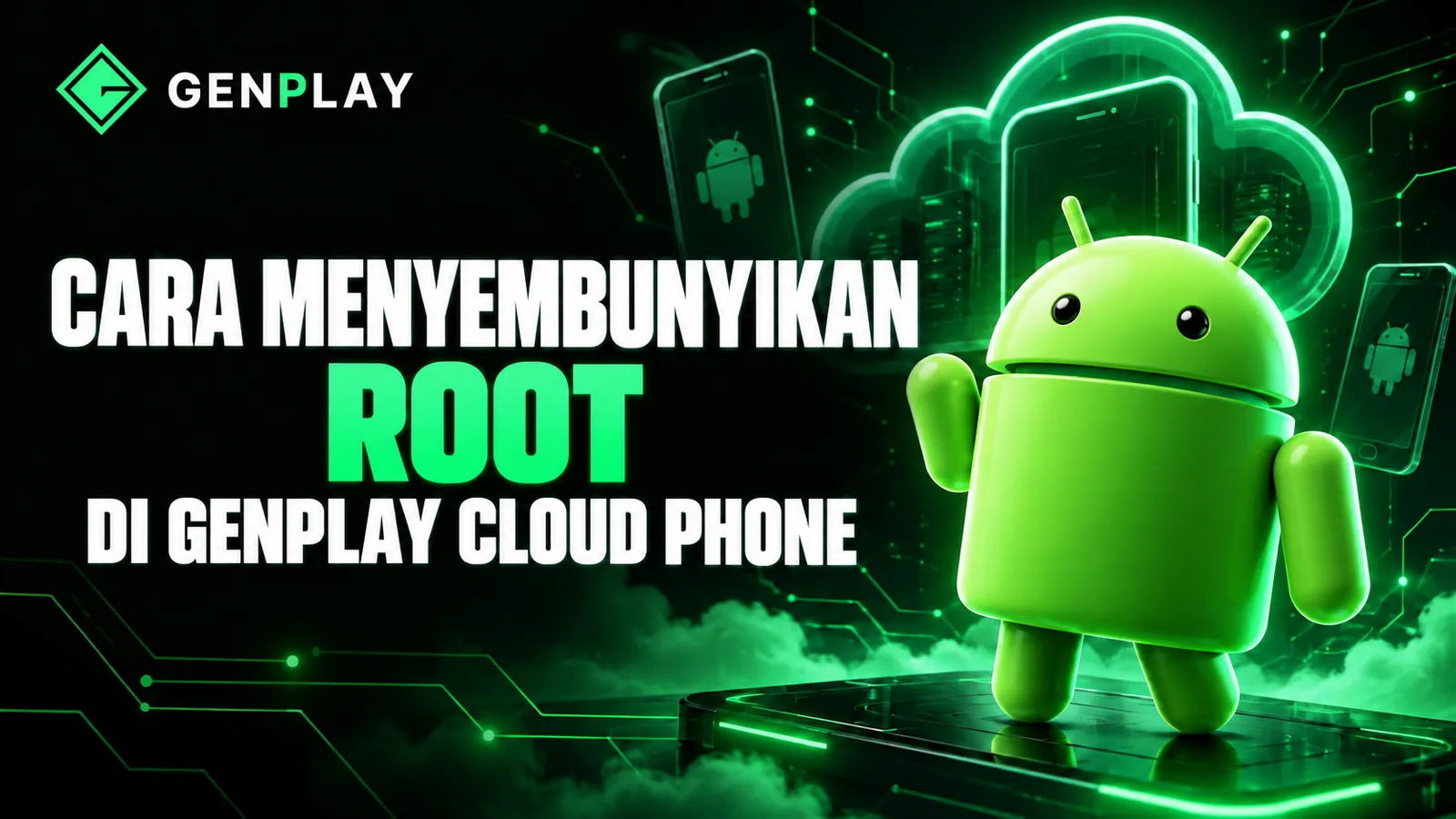CARA MENYEMBUNYIKAN ROOT UNTUK SETIAP APLIKASI DI GENPLAY CLOUD PHONE
