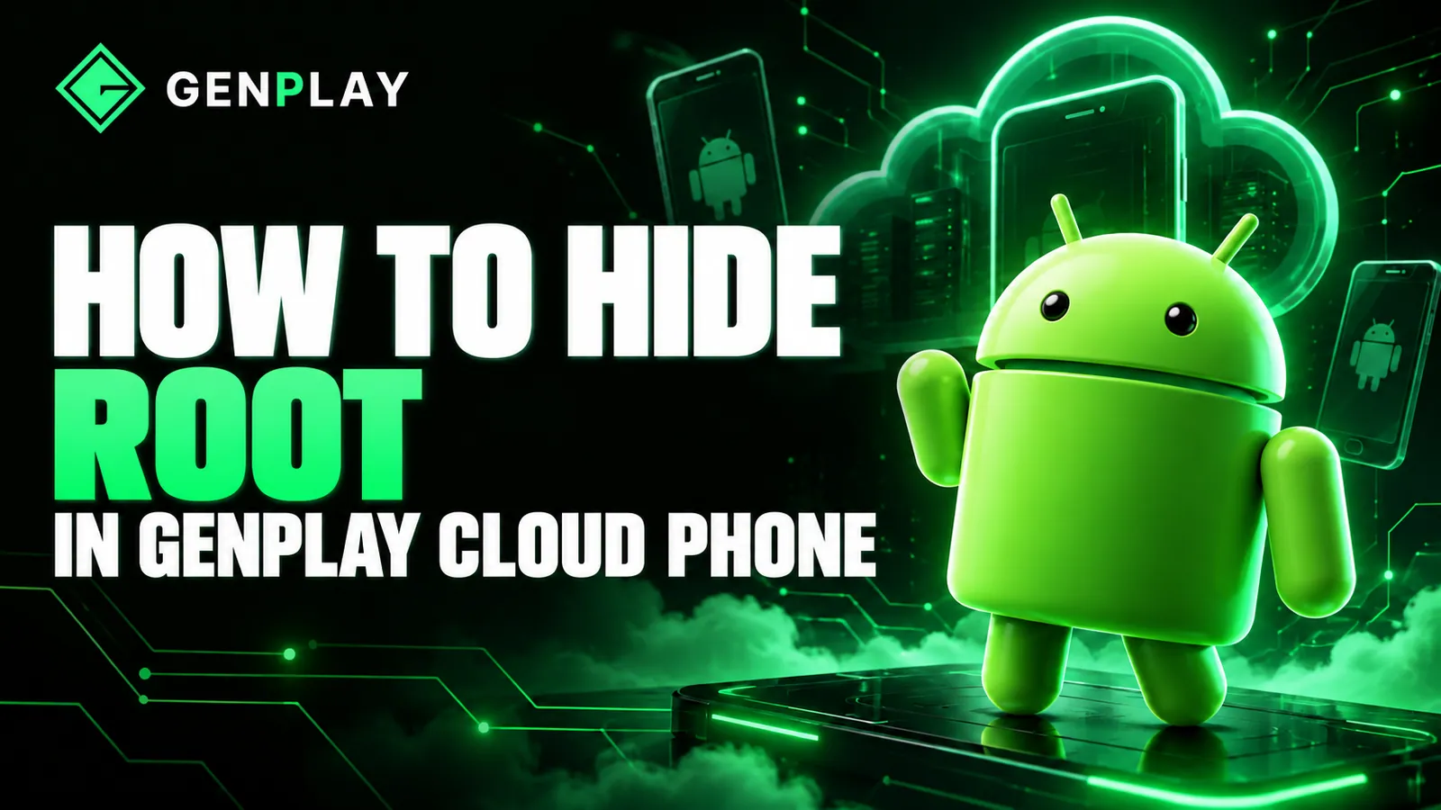 HOW TO HIDE ROOT FOR INDIVIDUAL APPS ON GENPLAY CLOUD PHONE