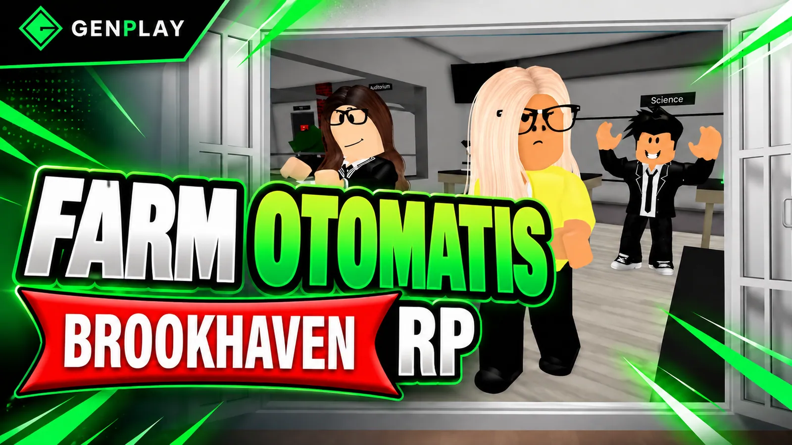Cara Auto Farm Brookhaven RP di GenPlay Cloud Phone – AFK Roblox 24/7