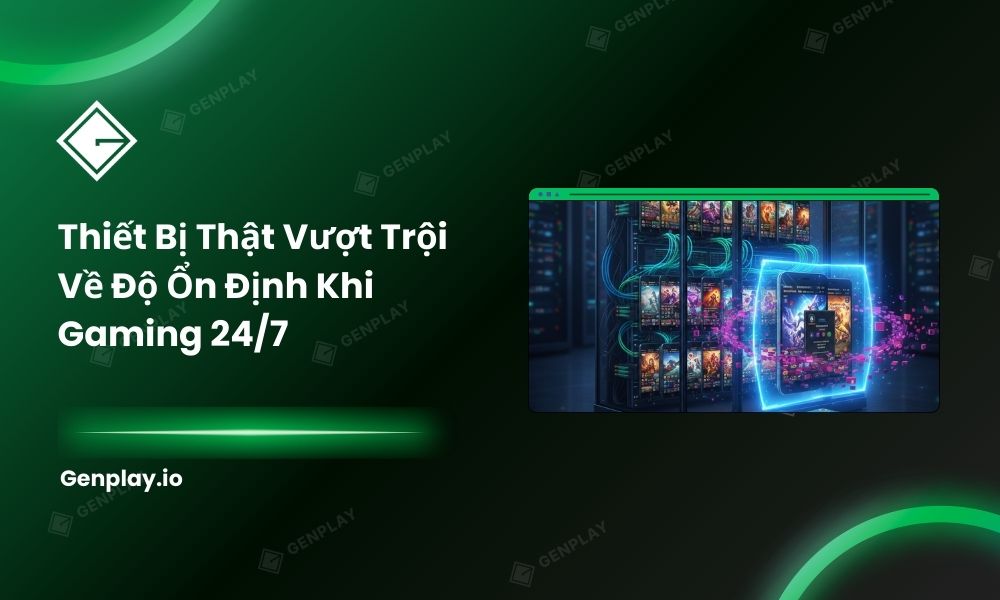 Thiết bị thật vượt trội về độ ổn định khi gaming 24/7