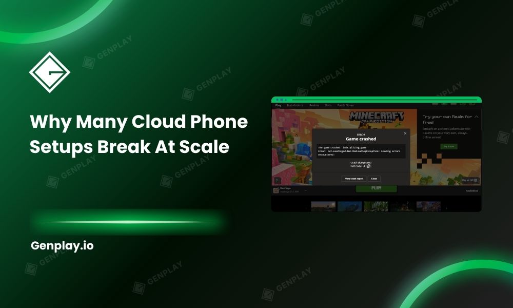 Why many cloud phone setups break at scale
