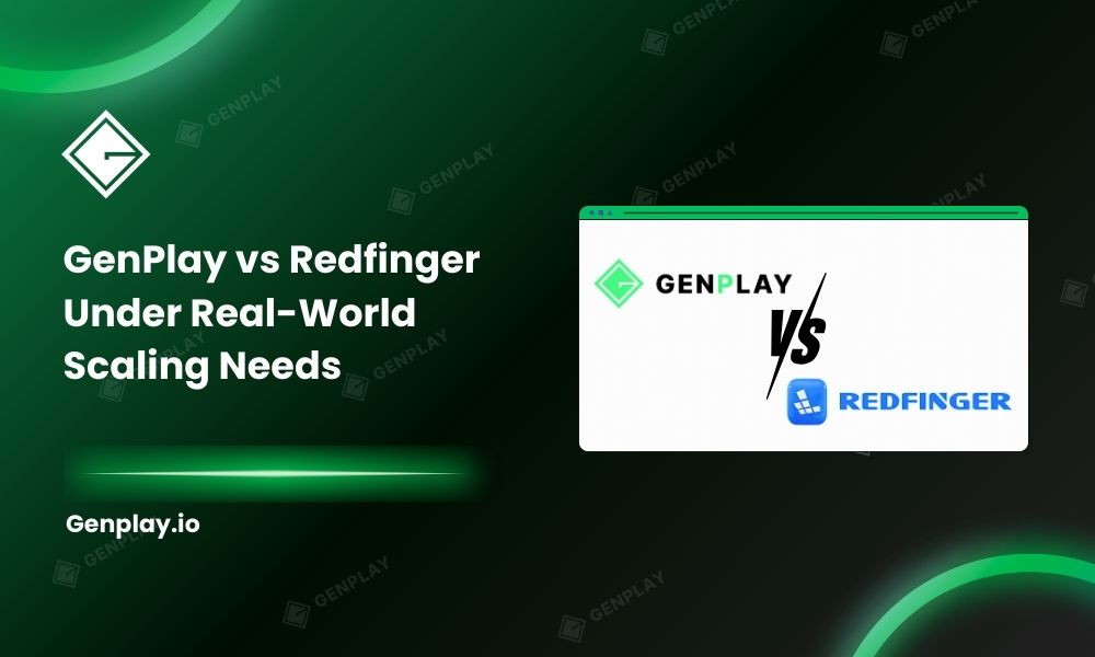 GenPlay vs Redfinger under real-world scaling needs