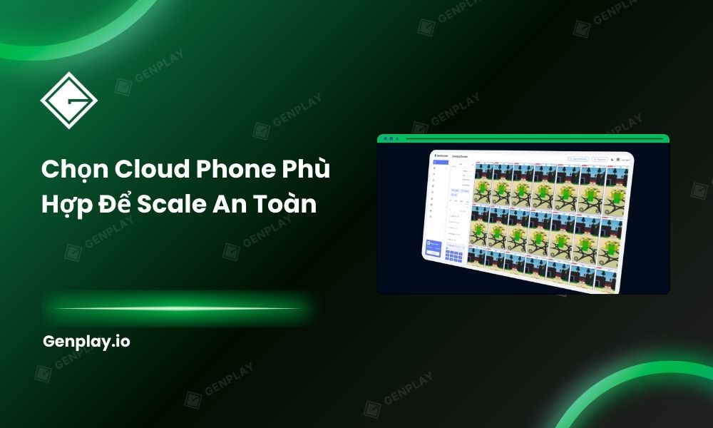 Chọn cloud phone phù hợp để scale an toàn