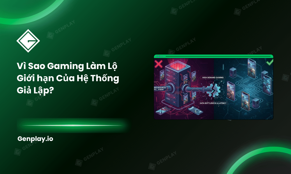 Vì sao gaming làm lộ giới hạn của hệ thống giả lập
