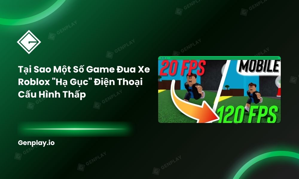 Tại sao một số game đua xe Roblox "hạ gục" điện thoại cấu hình thấp