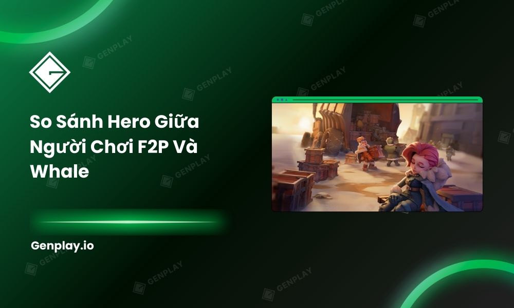 So sánh hero giữa người chơi F2P và Whale